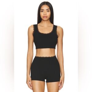 New more to come Aime Sleep Set in Black s revolve shorts top pajamas lounge